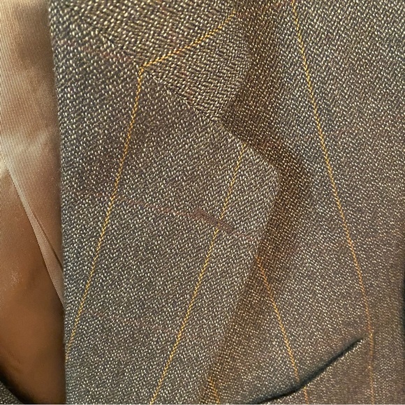 EVAN PICONE MEN’S BLAZER Wool Tweed Sports Coat Leather Elbow Patches Size 44R - Picture 12 of 13